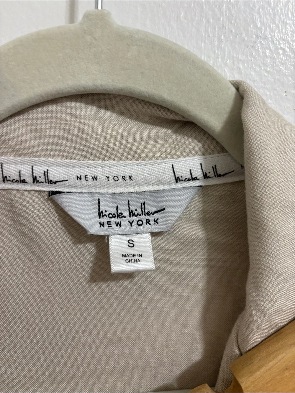 Nicole Miller Women’s Linen Blend Pajama Set Small